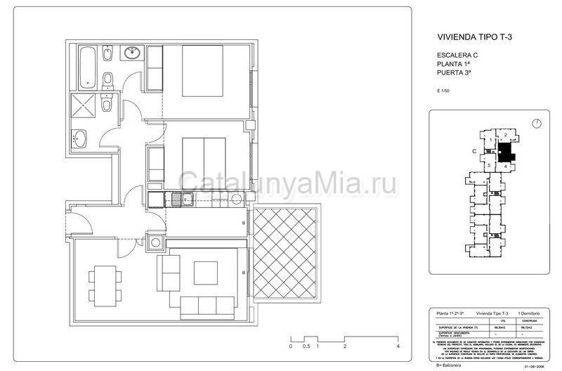 купить квартиру около пляжа в Испании - предложение №515 - Catalunyamia.ru