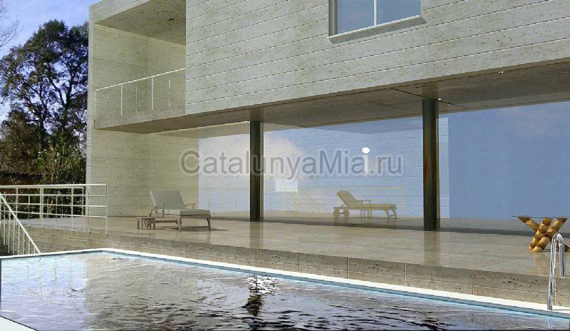 Земля и проект дома в Кальдес де Малавелья - Коста Брава - предложение №956 - Catalunyamia.ru