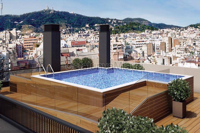 Новые элитные квартиры в привилегированной зоне Барселоны на Виа Агуста